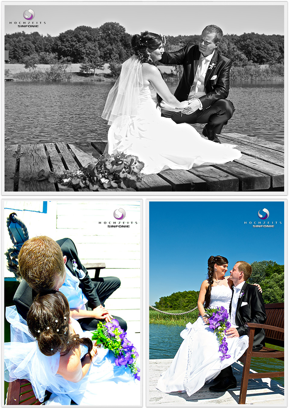 Wedding romantisch am Wasser